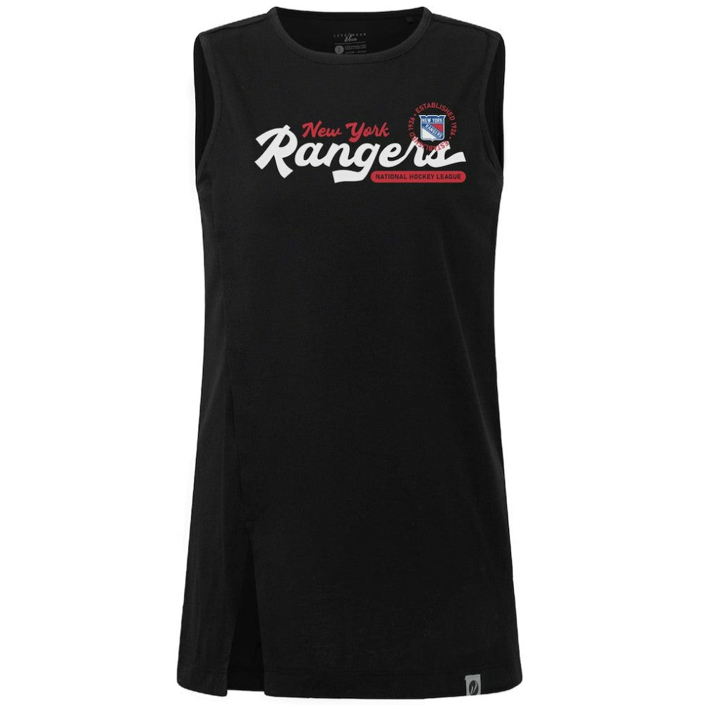New York Rangers Levelwear Women's Influx Monument Tank Top
