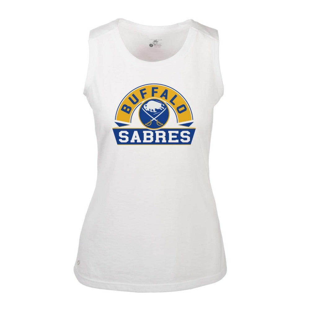 Buffalo Sabres Levelwear Women's Macy Banner Arch Tank Top