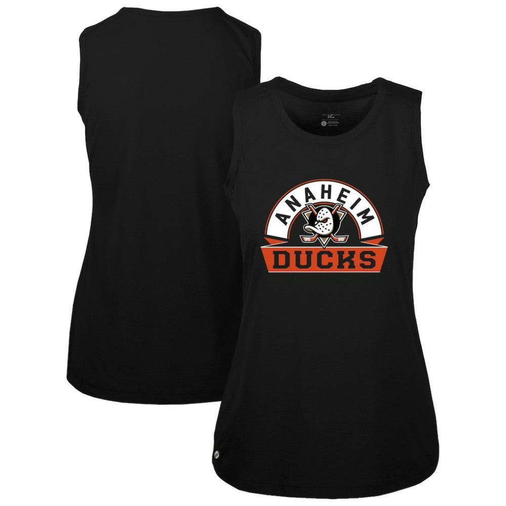 Anaheim Ducks Levelwear Women's Macy Banner Arch Tank Top