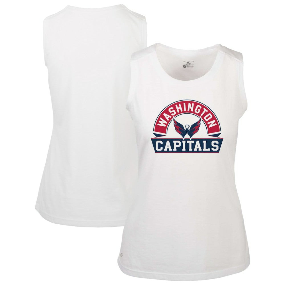 Washington Capitals Levelwear Women's Macy Banner Arch Tank Top