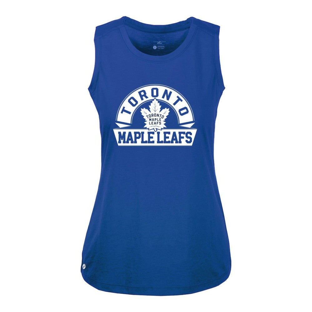 Toronto Maple Leafs Levelwear Women's Macy Banner Arch Tank Top