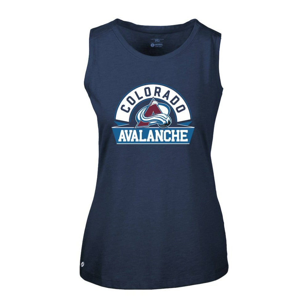 Colorado Avalanche Levelwear Women's Macy Banner Arch Tank Top