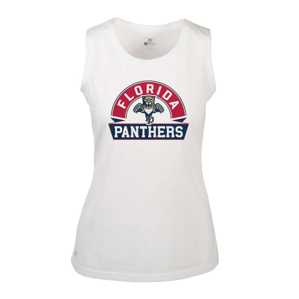 Florida Panthers Levelwear Women's Macy Banner Arch Tank Top