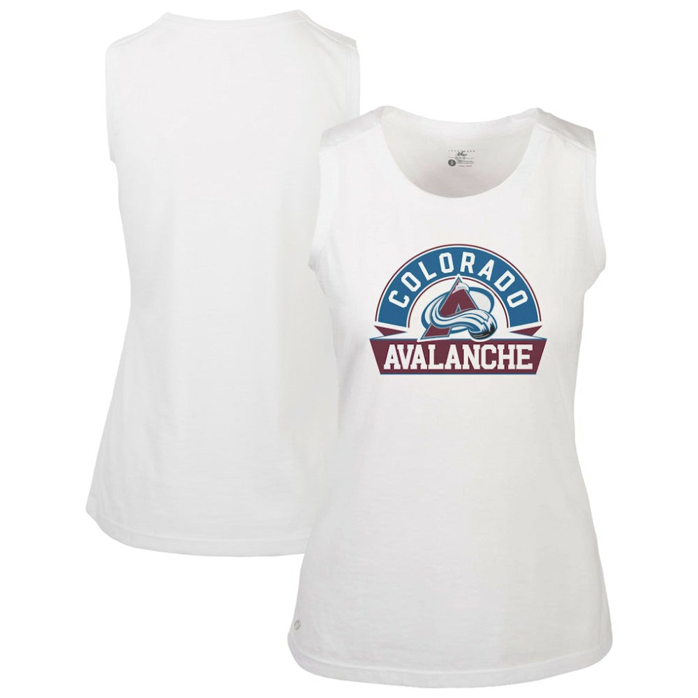 Colorado Avalanche Levelwear Women's Macy Banner Arch Tank Top