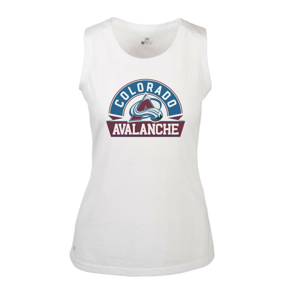 Colorado Avalanche Levelwear Women's Macy Banner Arch Tank Top