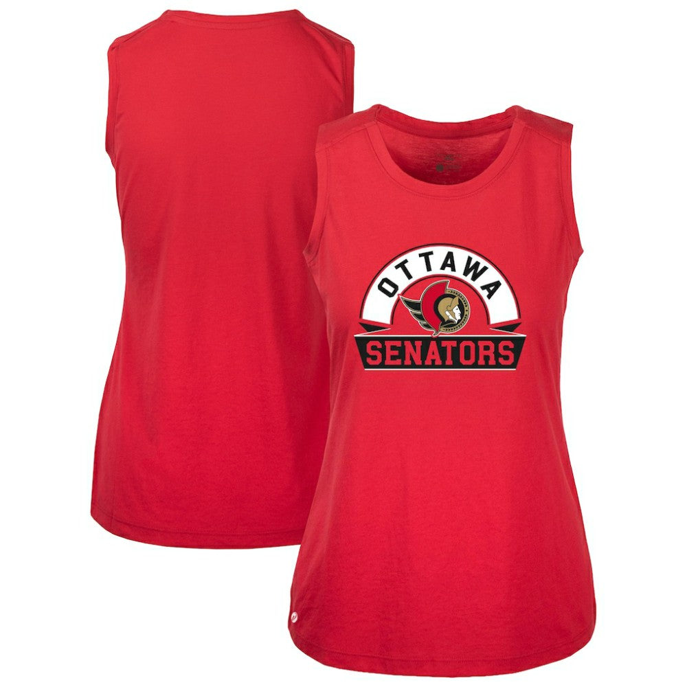 Ottawa Senators Levelwear Women's Macy Banner Arch Tank Top
