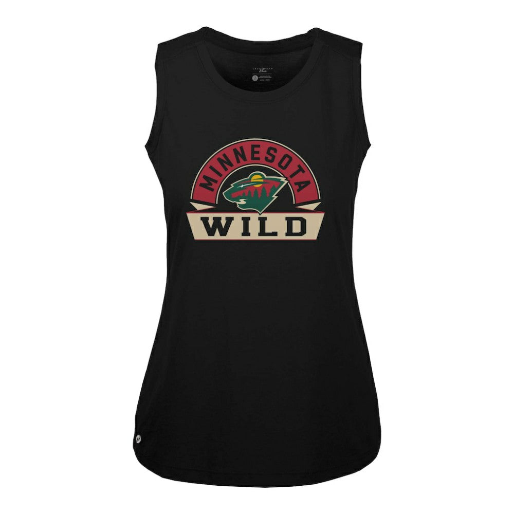 Minnesota Wild Levelwear Women's Macy Banner Arch Tank Top