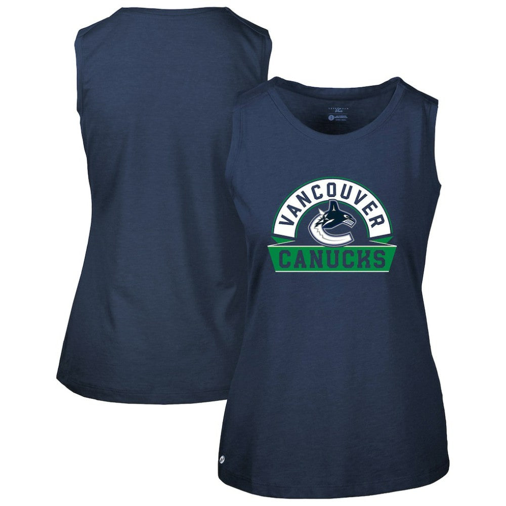 Vancouver Canucks Levelwear Women's Macy Banner Arch Tank Top