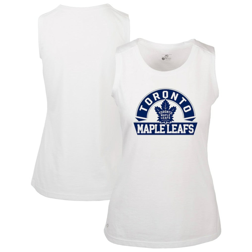 Toronto Maple Leafs Levelwear Women's Macy Banner Arch Tank Top