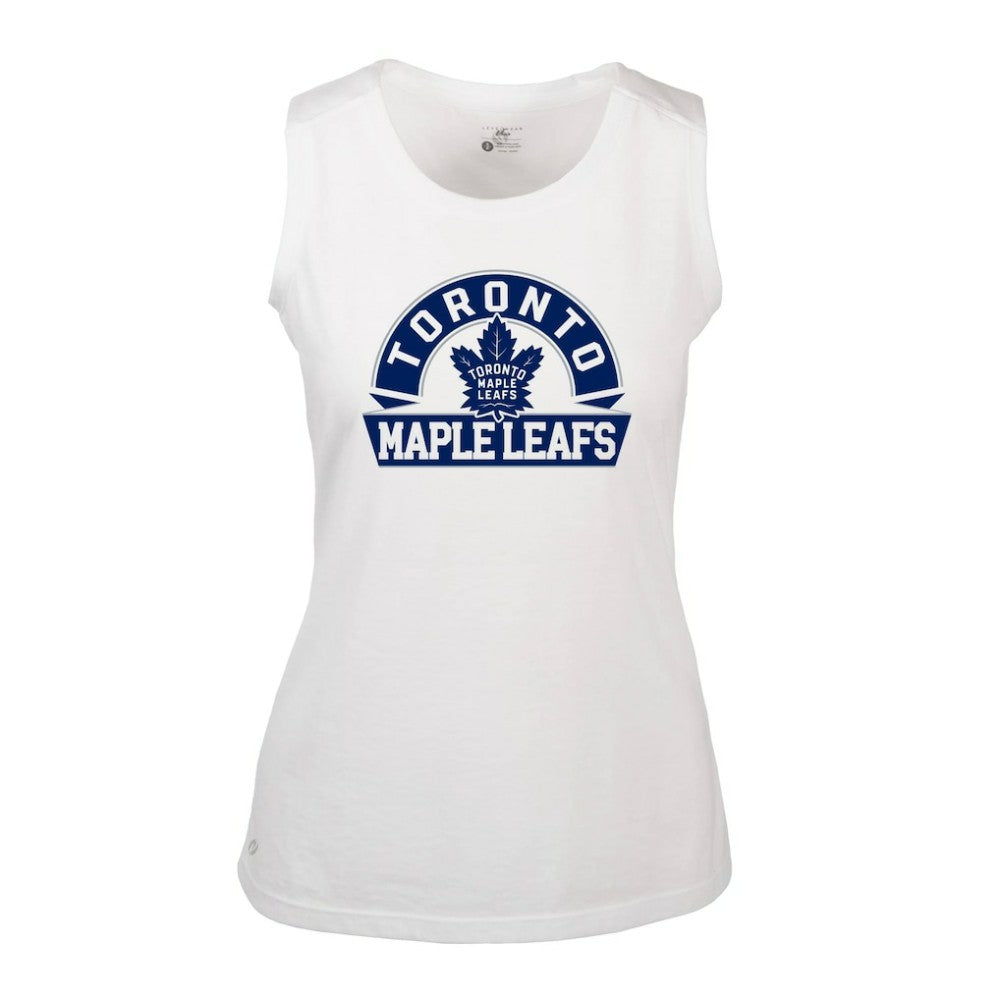 Toronto Maple Leafs Levelwear Women's Macy Banner Arch Tank Top