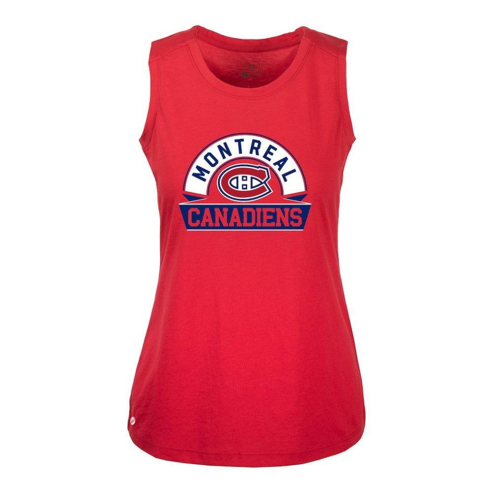Montreal Canadiens Levelwear Women's Macy Banner Arch Tank Top