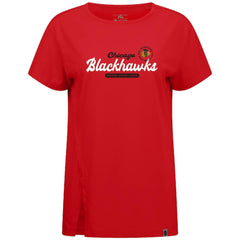 Chicago Blackhawks Levelwear Women's Influx Monument T-Shirt