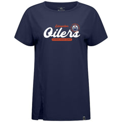 Edmonton Oilers Levelwear Women's Influx Monument T-Shirt