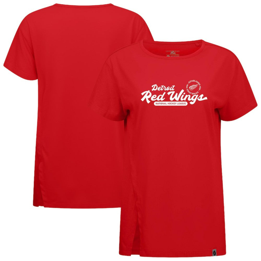 Detroit Red Wings Levelwear Women's Influx Monument T-Shirt