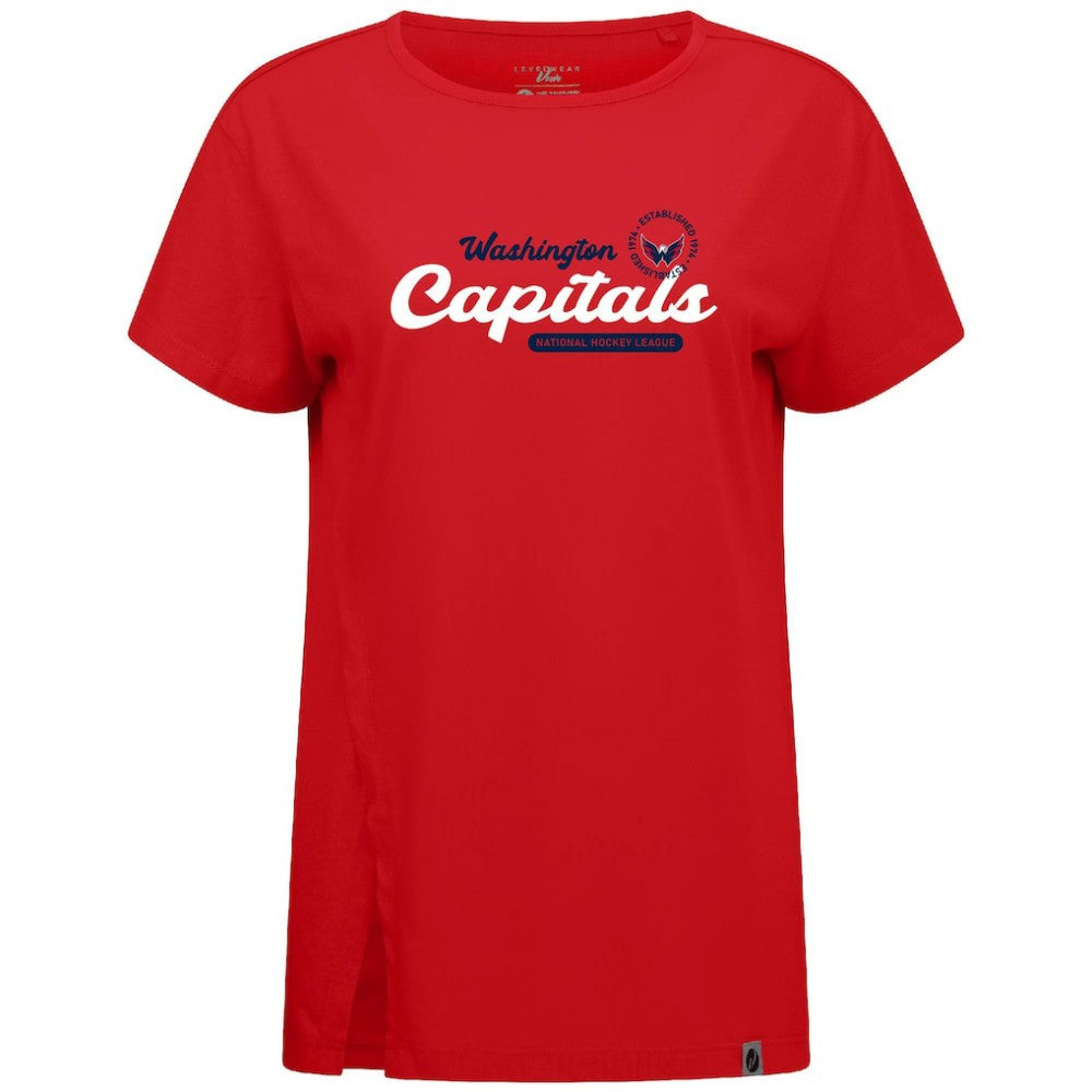 Washington Capitals Levelwear Women's Influx Monument T-Shirt