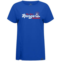 New York Rangers Levelwear Women's Influx Monument T-Shirt