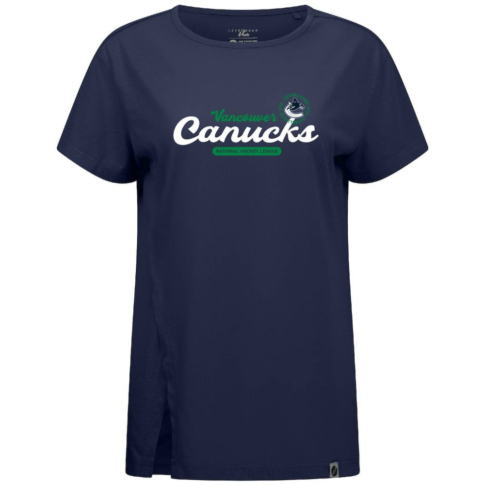 Vancouver Canucks Levelwear Women's Influx Monument T-Shirt