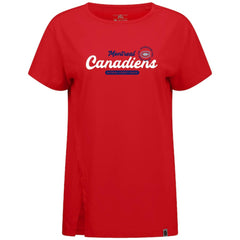 Montreal Canadiens Levelwear Women's Influx Monument T-Shirt