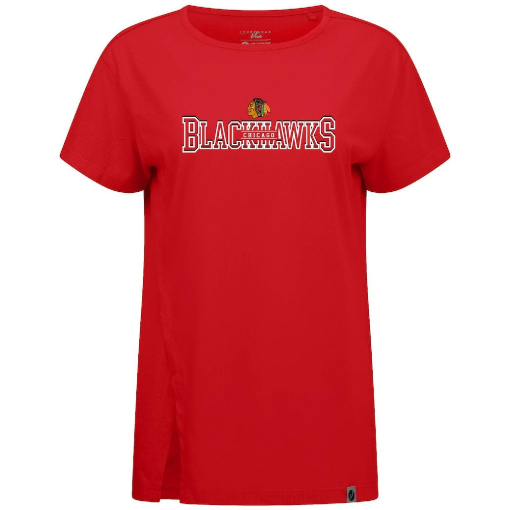 Chicago Blackhawks Levelwear Women's Influx Journey T-Shirt