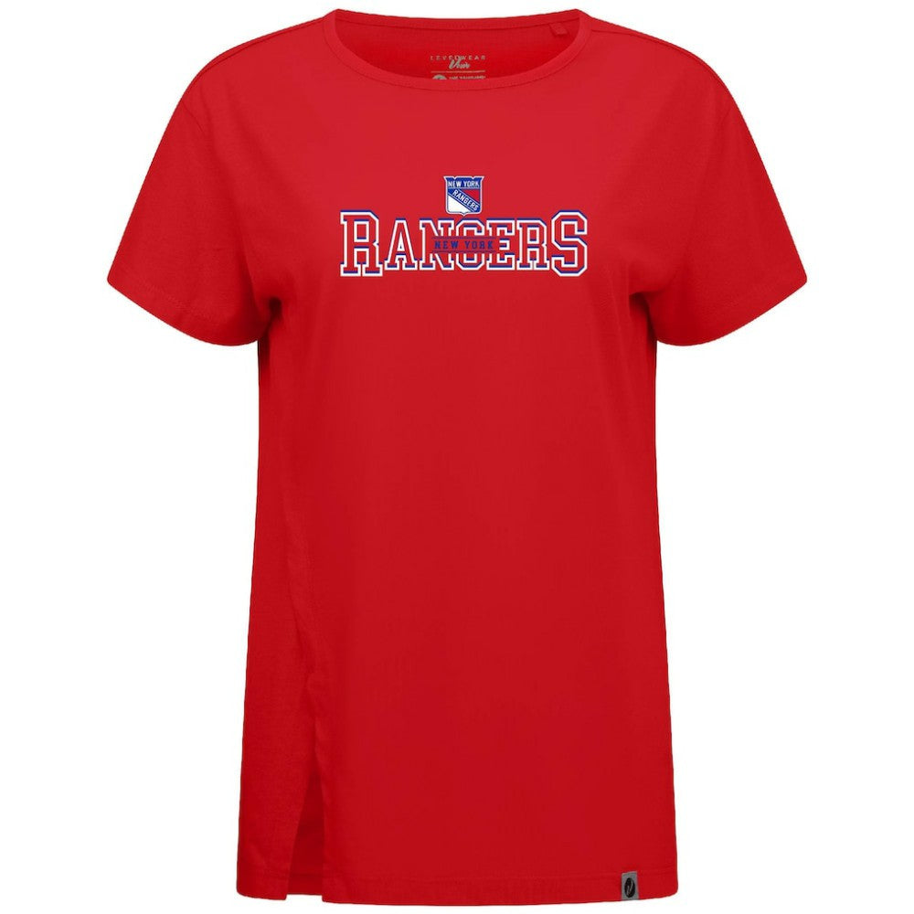 New York Rangers Levelwear Women's Influx Journey T-Shirt