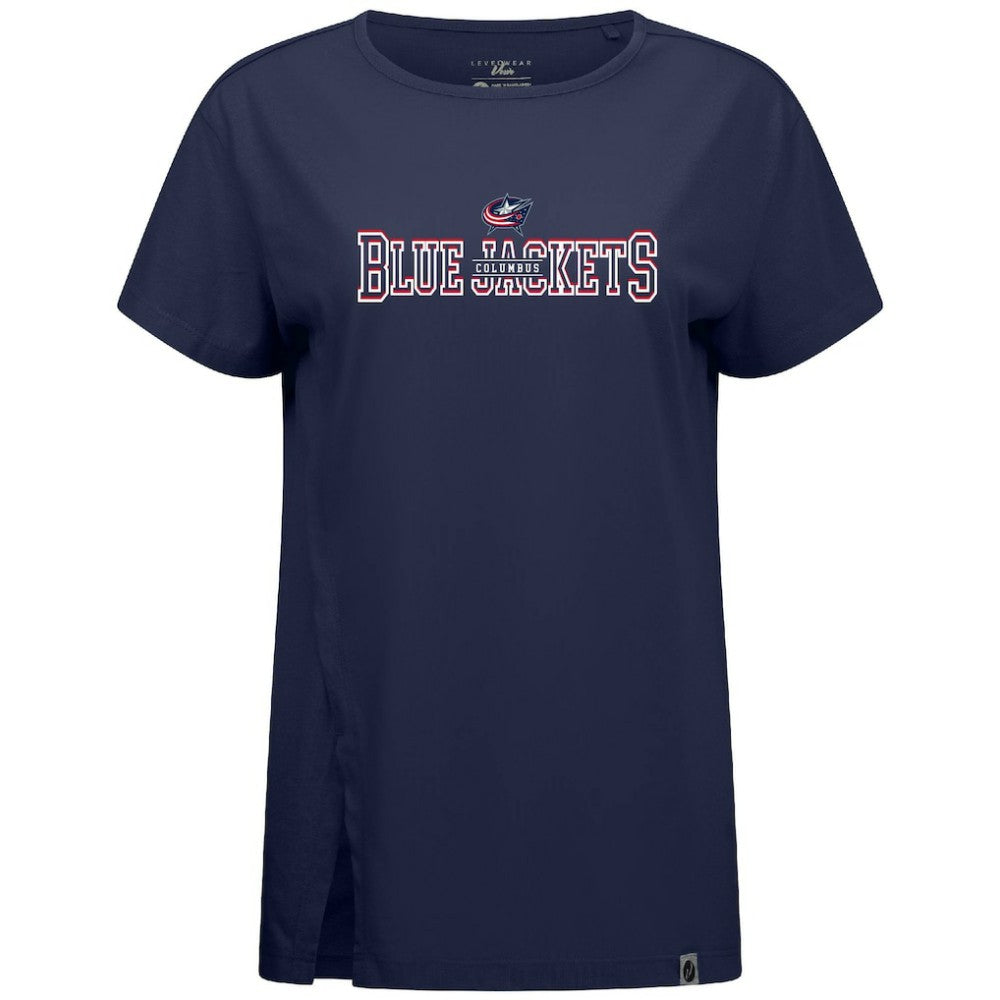 Columbus Blue Jackets Levelwear Women's Influx Journey T-Shirt