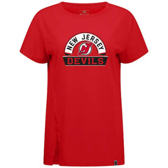 New Jersey Devils Levelwear Women's Influx Banner Arch T-Shirt