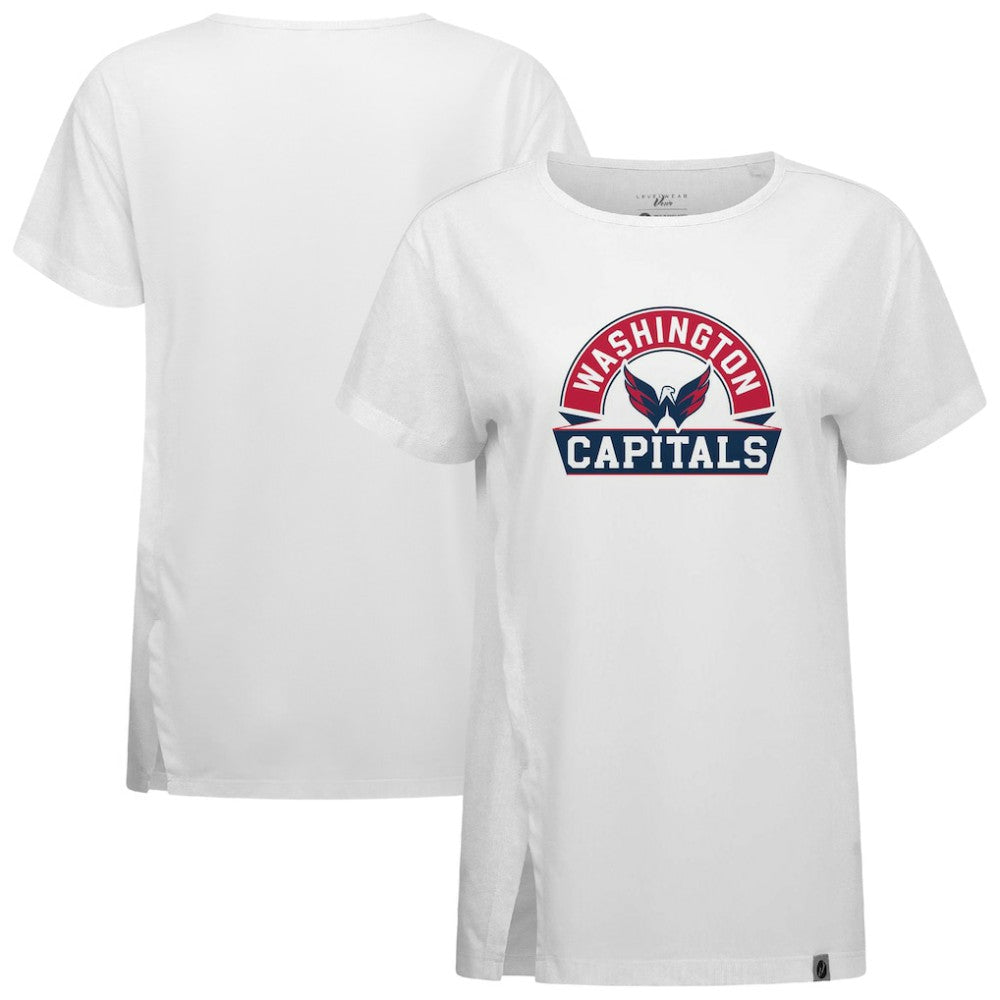 Washington Capitals Levelwear Women's Influx Banner Arch T-Shirt