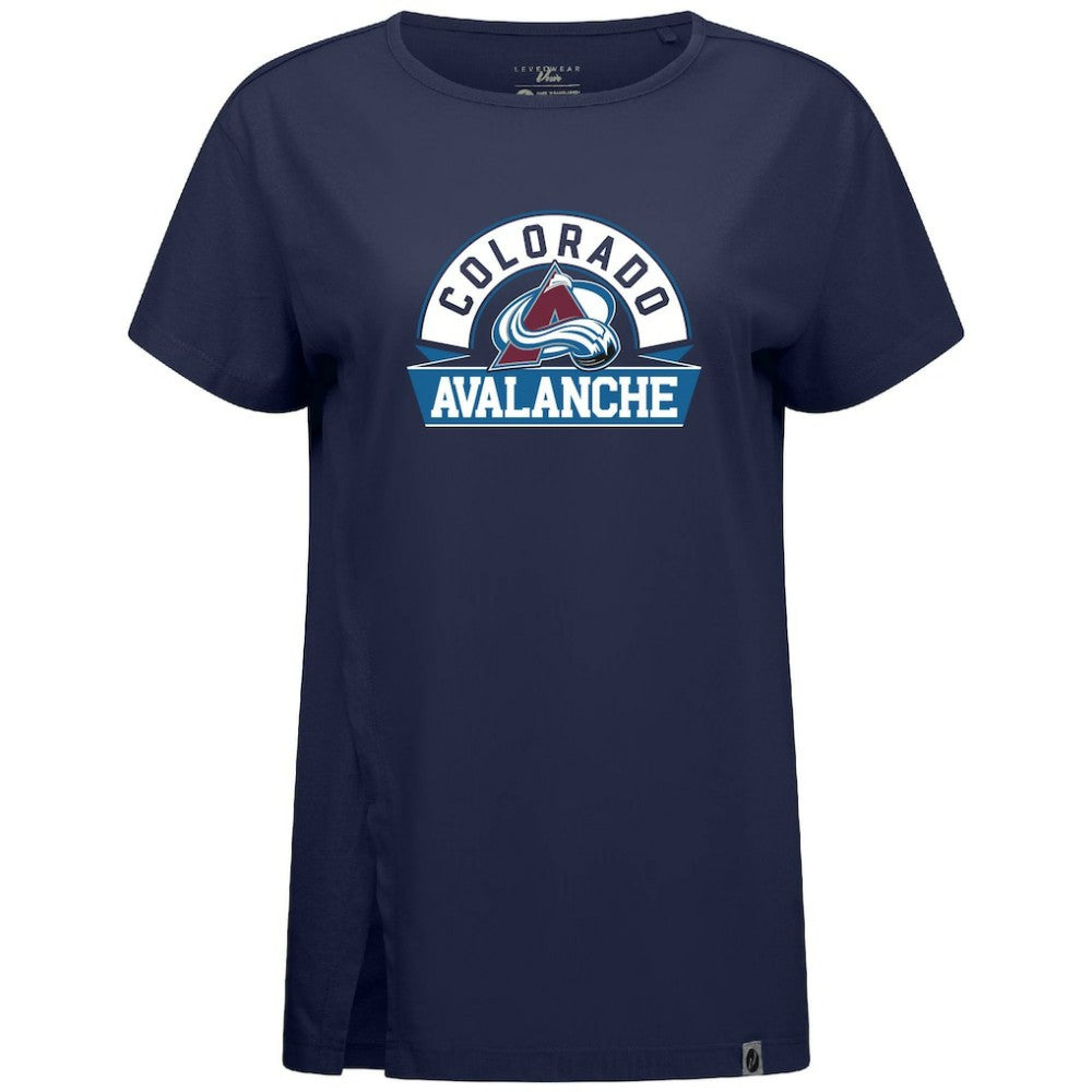Colorado Avalanche Levelwear Women's Influx Banner Arch T-Shirt