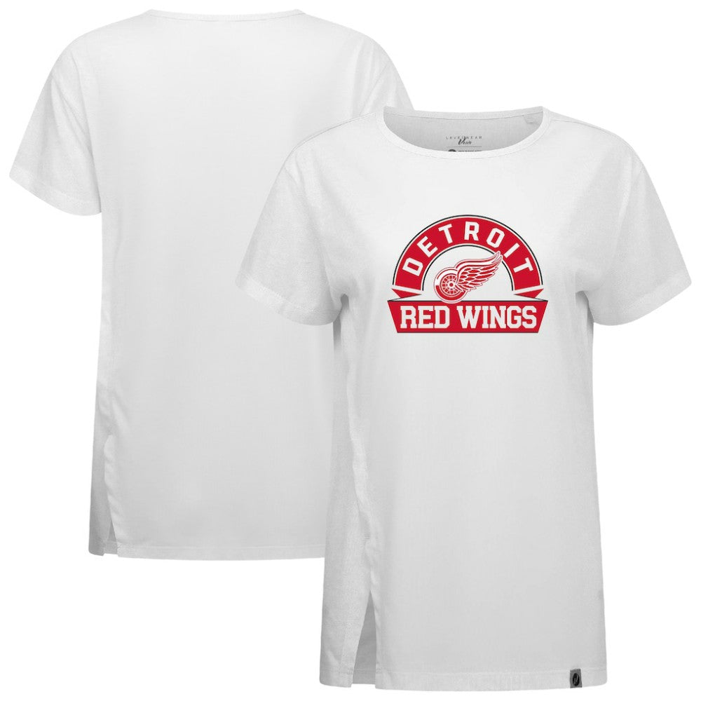 Detroit Red Wings Levelwear Women's Influx Banner Arch T-Shirt