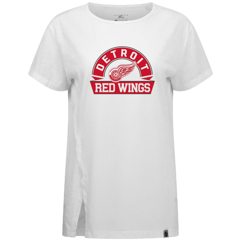 Detroit Red Wings Levelwear Women's Influx Banner Arch T-Shirt