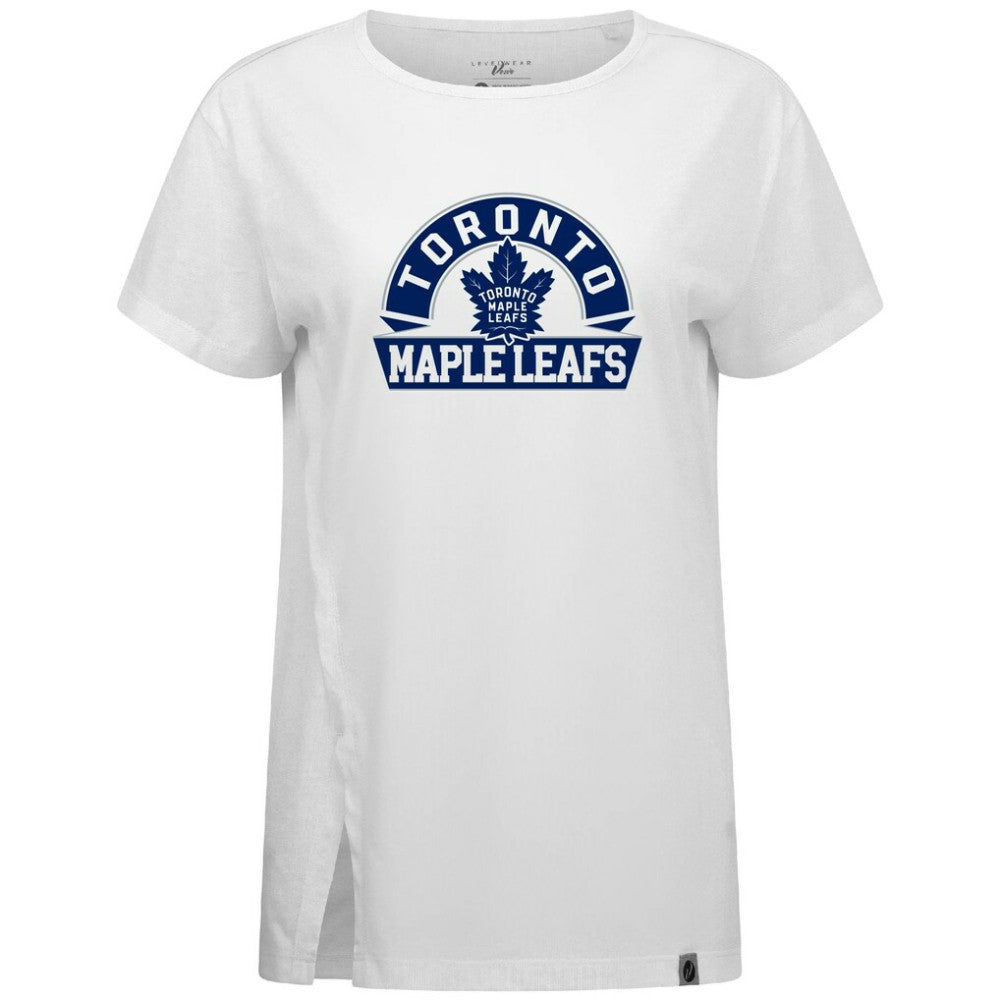 Toronto Maple Leafs Levelwear Women's Influx Banner Arch T-Shirt