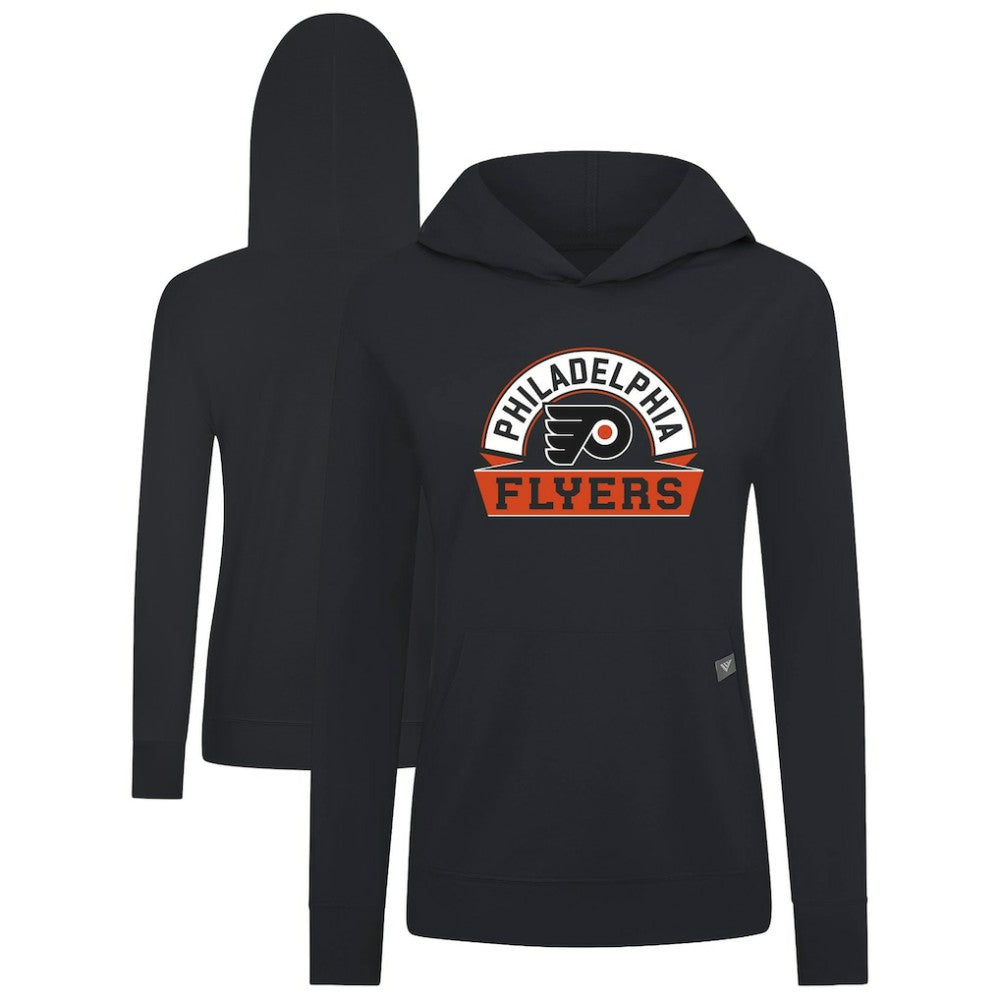 Philadelphia Flyers Levelwear Women's Relay Banner Arch Pullover Hoodie