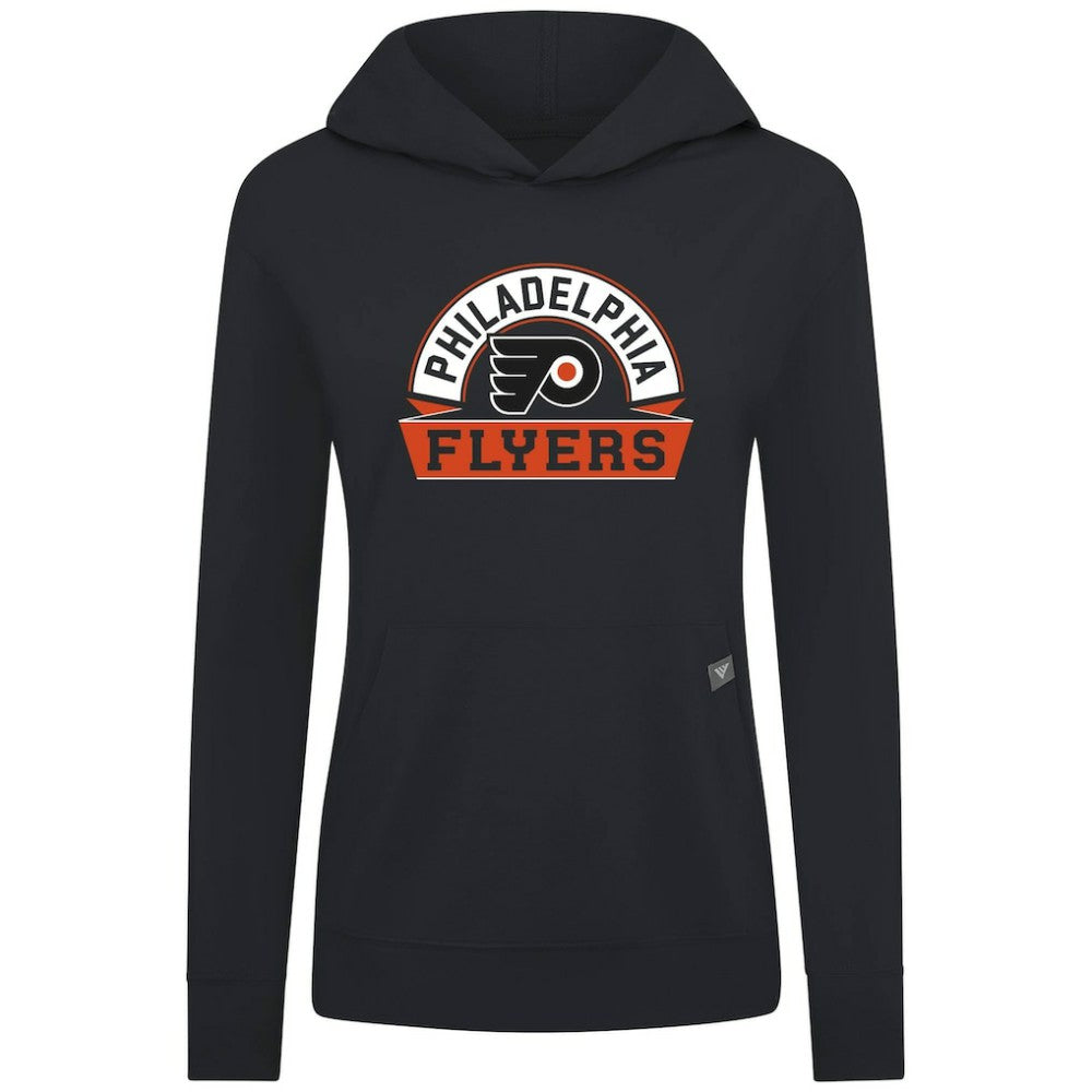 Philadelphia Flyers Levelwear Women's Relay Banner Arch Pullover Hoodie