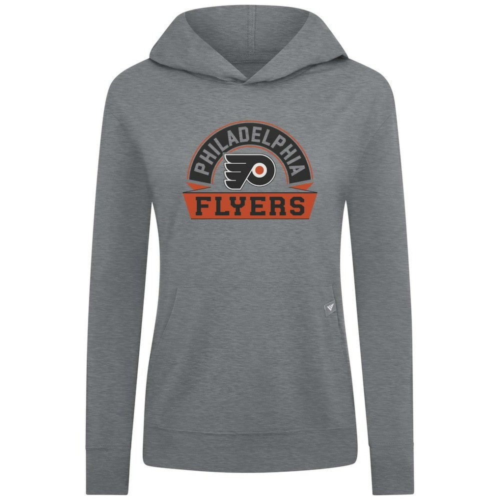 Philadelphia Flyers Levelwear Women's Relay Banner Arch Pullover Hoodie