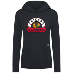 Chicago Blackhawks Levelwear Women's Relay Banner Arch Pullover Hoodie