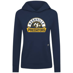 Nashville Predators Levelwear Women's Relay Banner Arch Pullover Hoodie