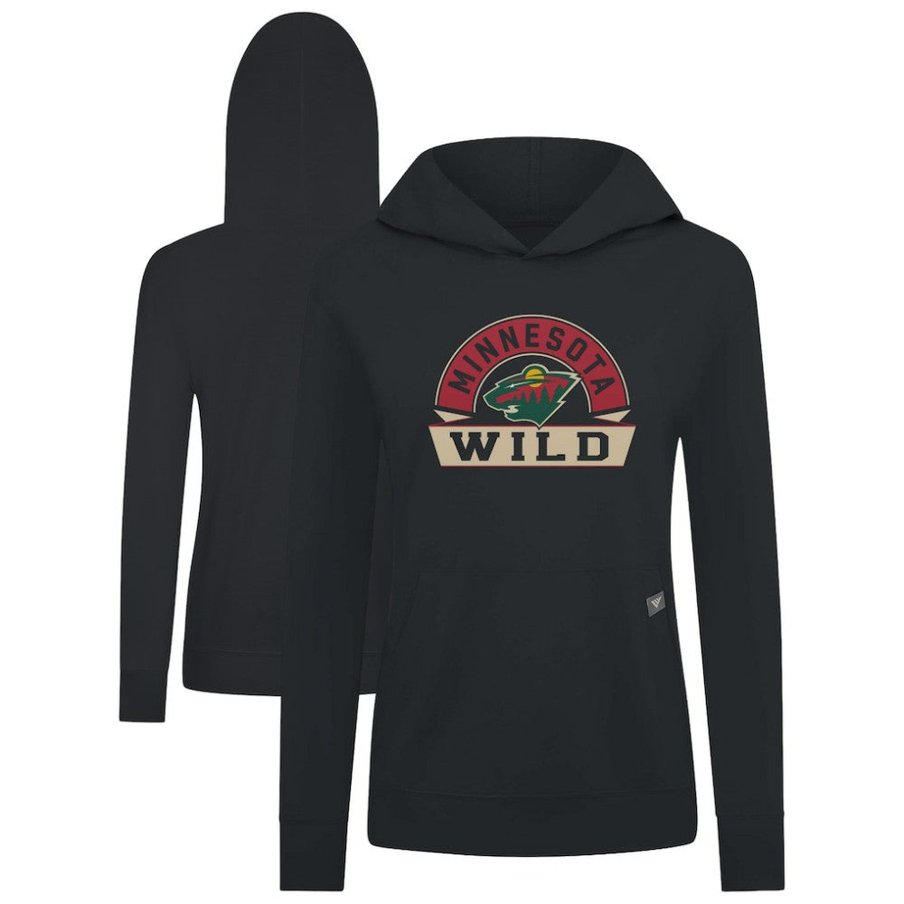 Minnesota Wild Levelwear Women's Relay Banner Arch Pullover Hoodie
