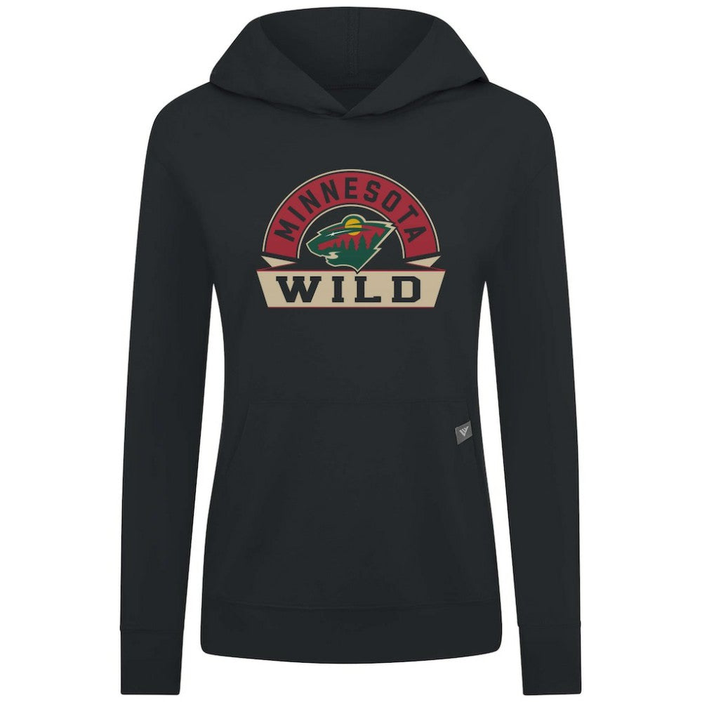Minnesota Wild Levelwear Women's Relay Banner Arch Pullover Hoodie