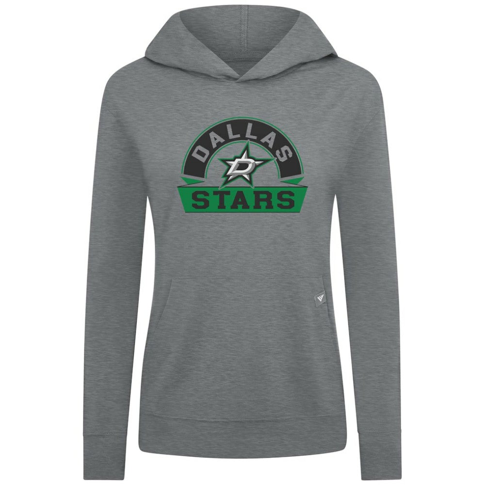 Dallas Stars Levelwear Women's Relay Banner Arch Pullover Hoodie