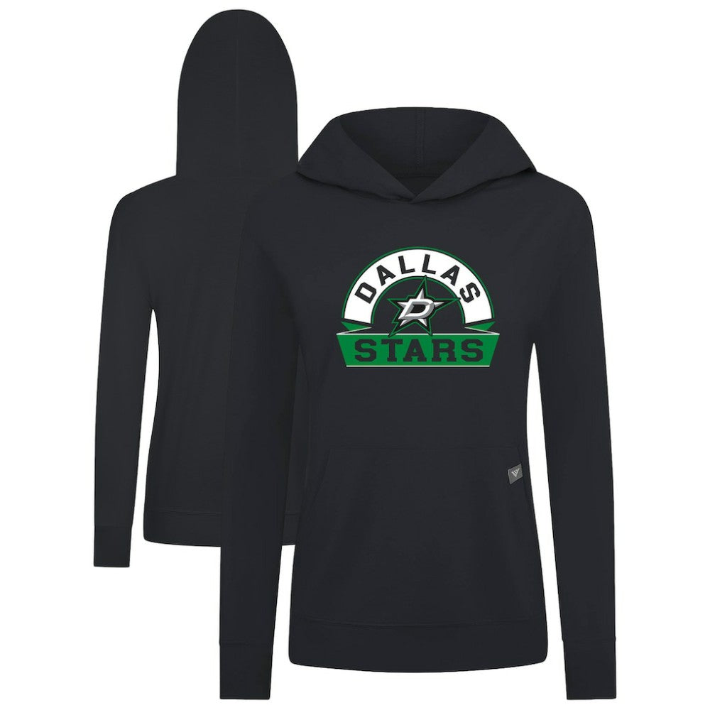 Dallas Stars Levelwear Women's Relay Banner Arch Pullover Hoodie