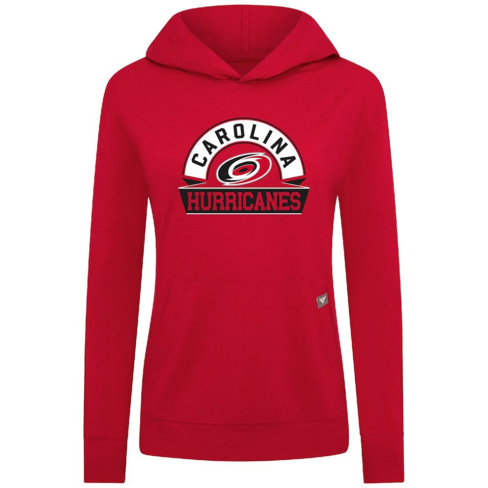 Carolina Hurricanes Levelwear Women's Relay Banner Arch Pullover Hoodie