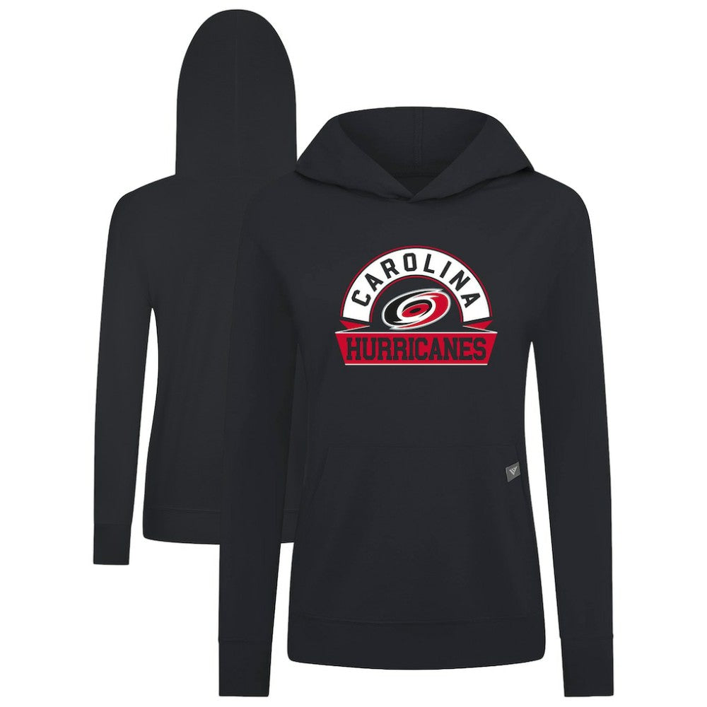 Carolina Hurricanes Levelwear Women's Relay Banner Arch Pullover Hoodie