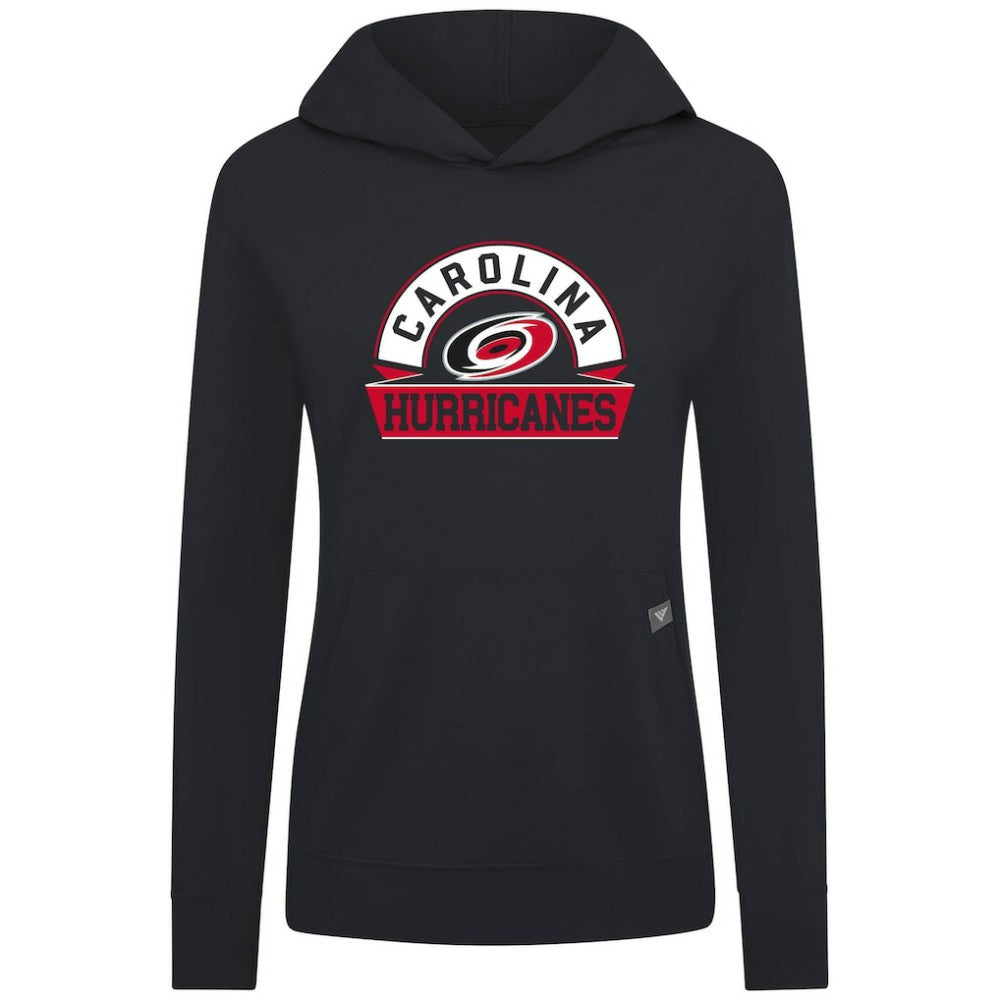 Carolina Hurricanes Levelwear Women's Relay Banner Arch Pullover Hoodie