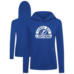 Tampa Bay Lightning Levelwear Women's Relay Banner Arch Pullover Hoodie