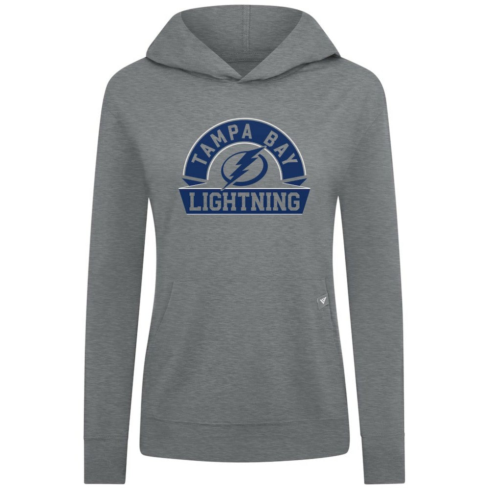 Tampa Bay Lightning Levelwear Women's Relay Banner Arch Pullover Hoodie