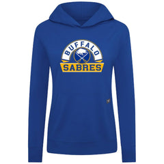 Buffalo Sabres Levelwear Women's Relay Banner Arch Pullover Hoodie