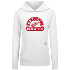 Detroit Red Wings Levelwear Women's Relay Banner Arch Pullover Hoodie