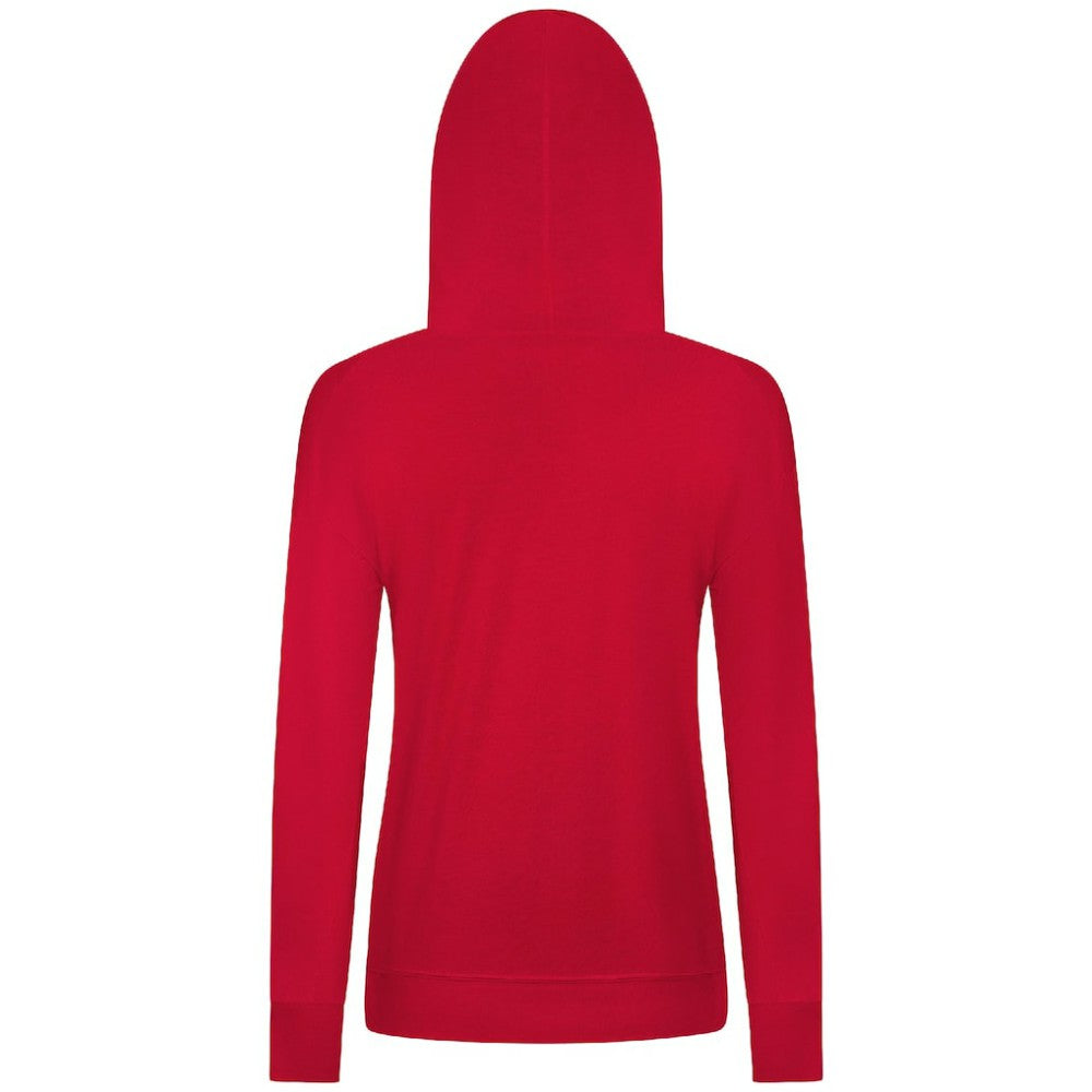 Calgary Flames Levelwear Women's Relay Banner Arch Pullover Hoodie