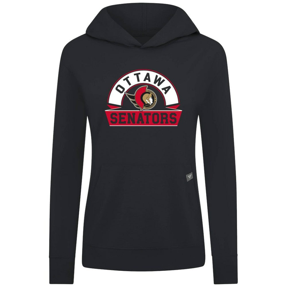 Ottawa Senators Levelwear Women's Relay Banner Arch Pullover Hoodie