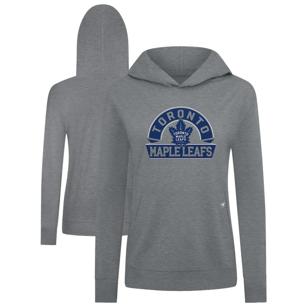 Toronto Maple Leafs Levelwear Women's Relay Banner Arch Pullover Hoodie